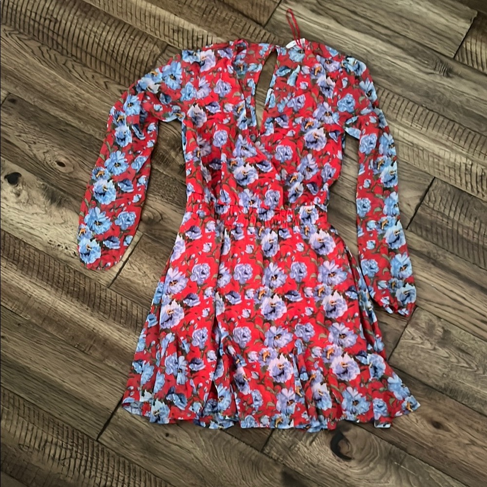 Floral Long Sleeve Dress